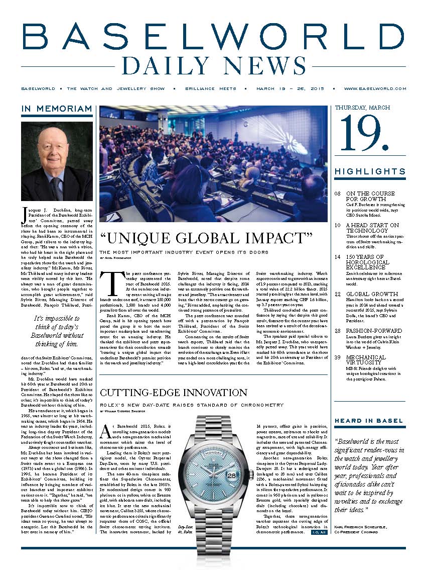 BASELWORLD DAILY NEWS